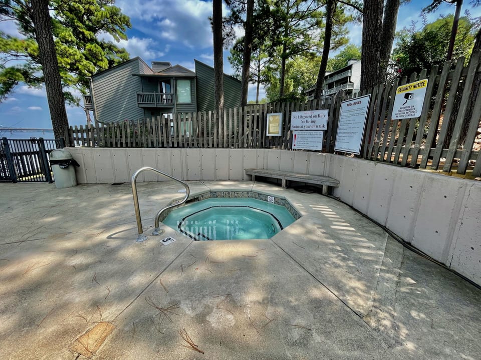 Pool by the lake