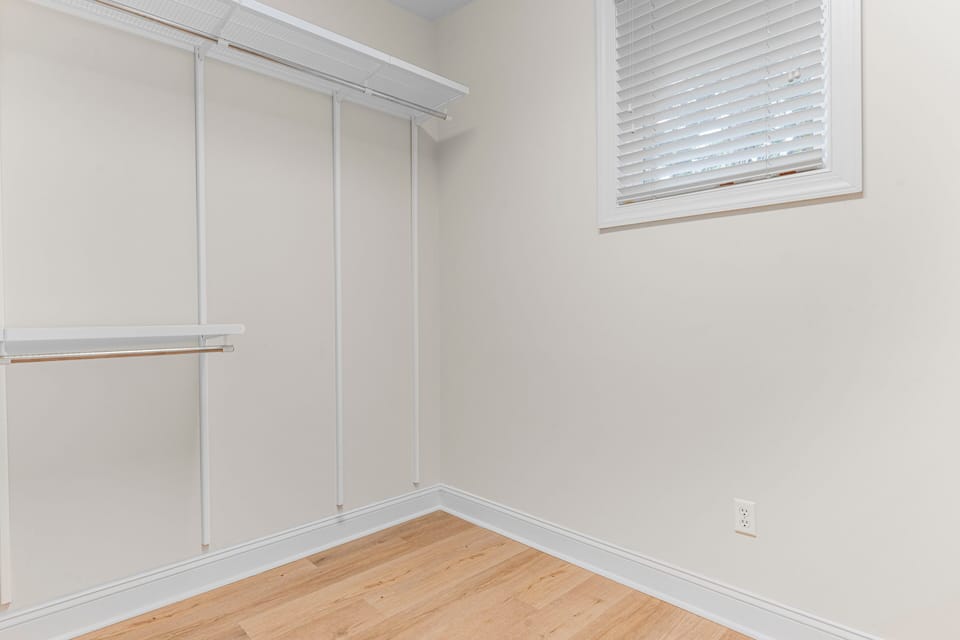 Primary closet