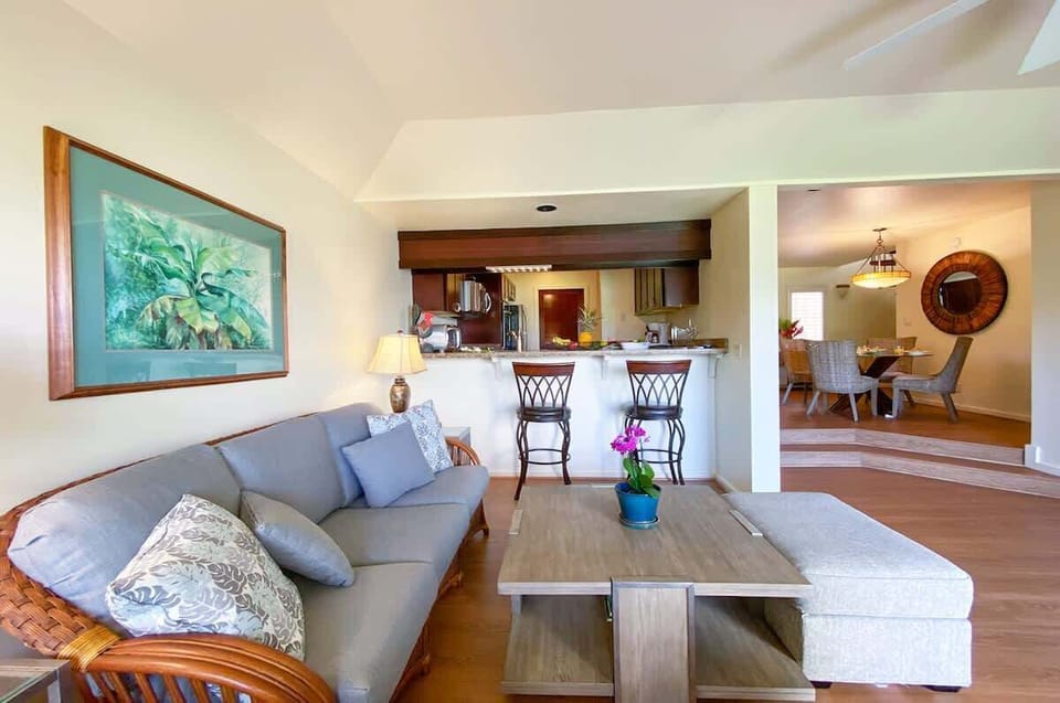 Living Room, Dining Area and Kitchen