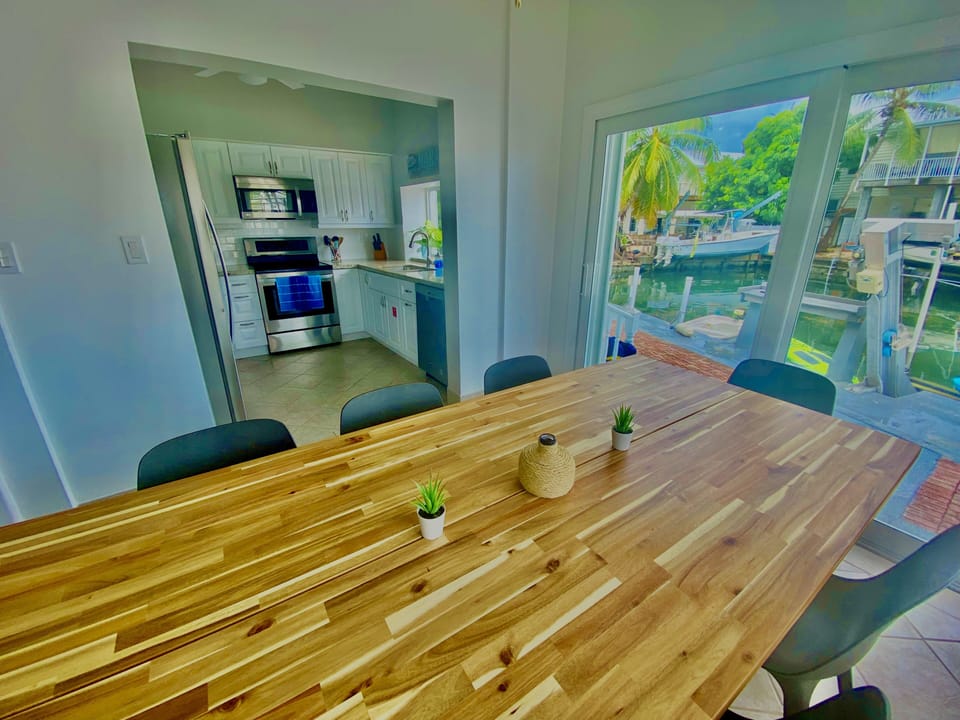 Dining water views