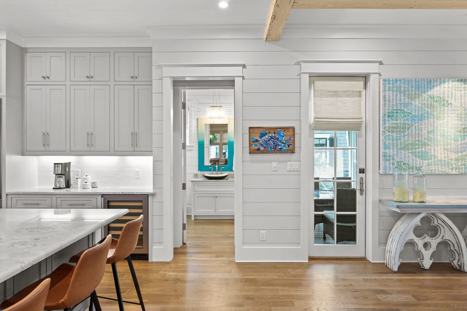 First Floor: Half Bathroom