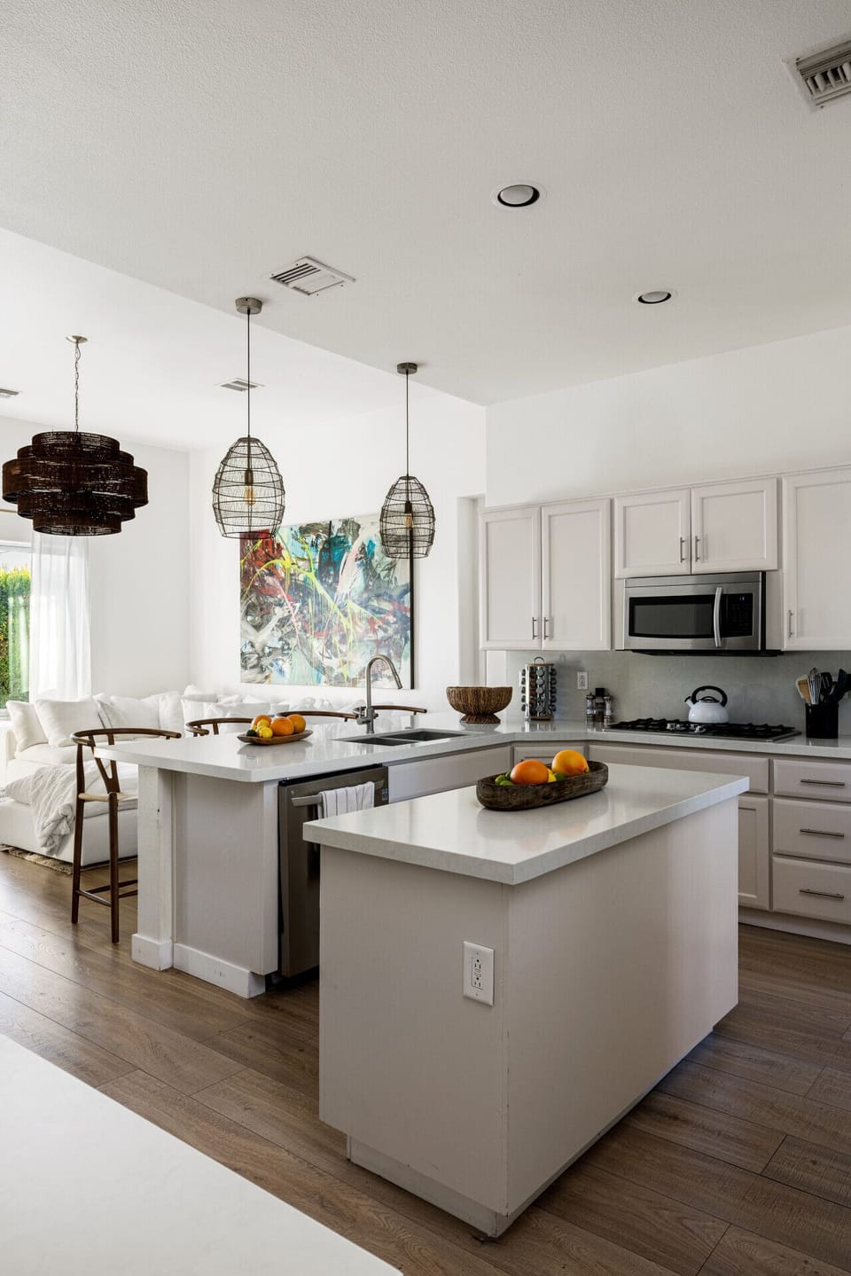 Stylish kitchen setup ready for shared meals, morning coffee, and family time