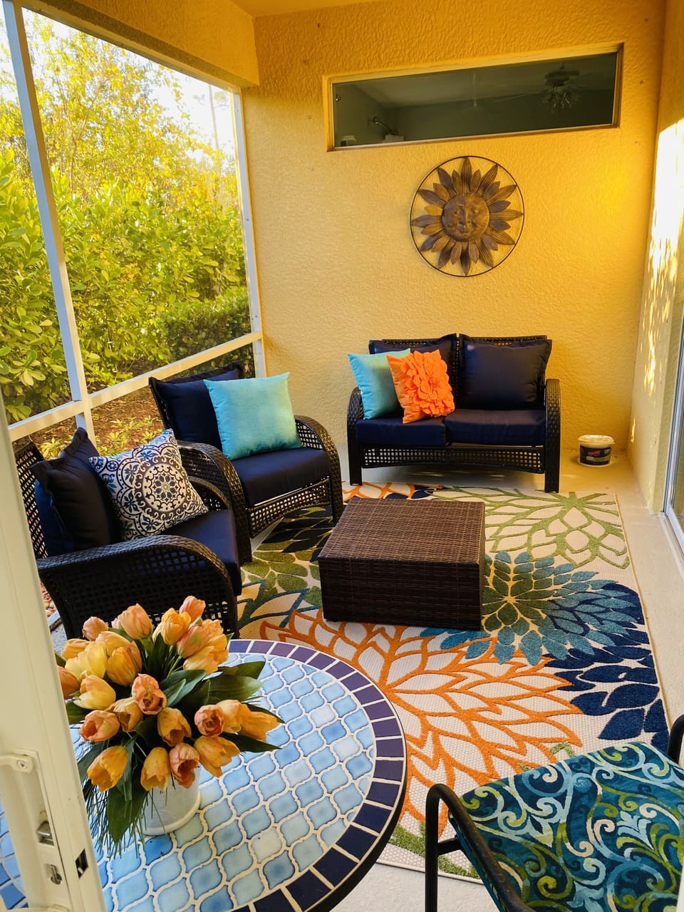 Private and newly renovated lanai.