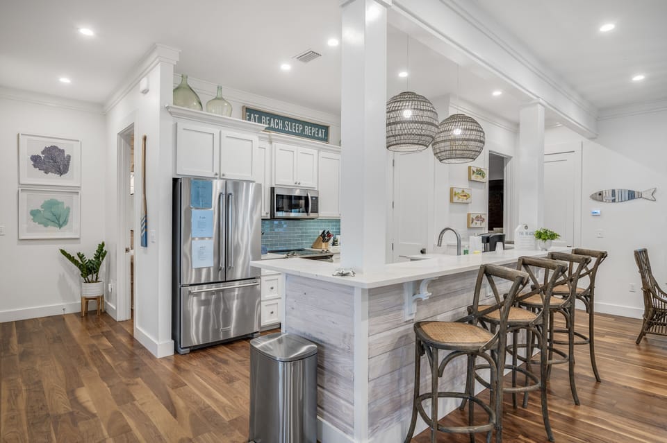 Fully Stocked Kitchen for all your meals at home