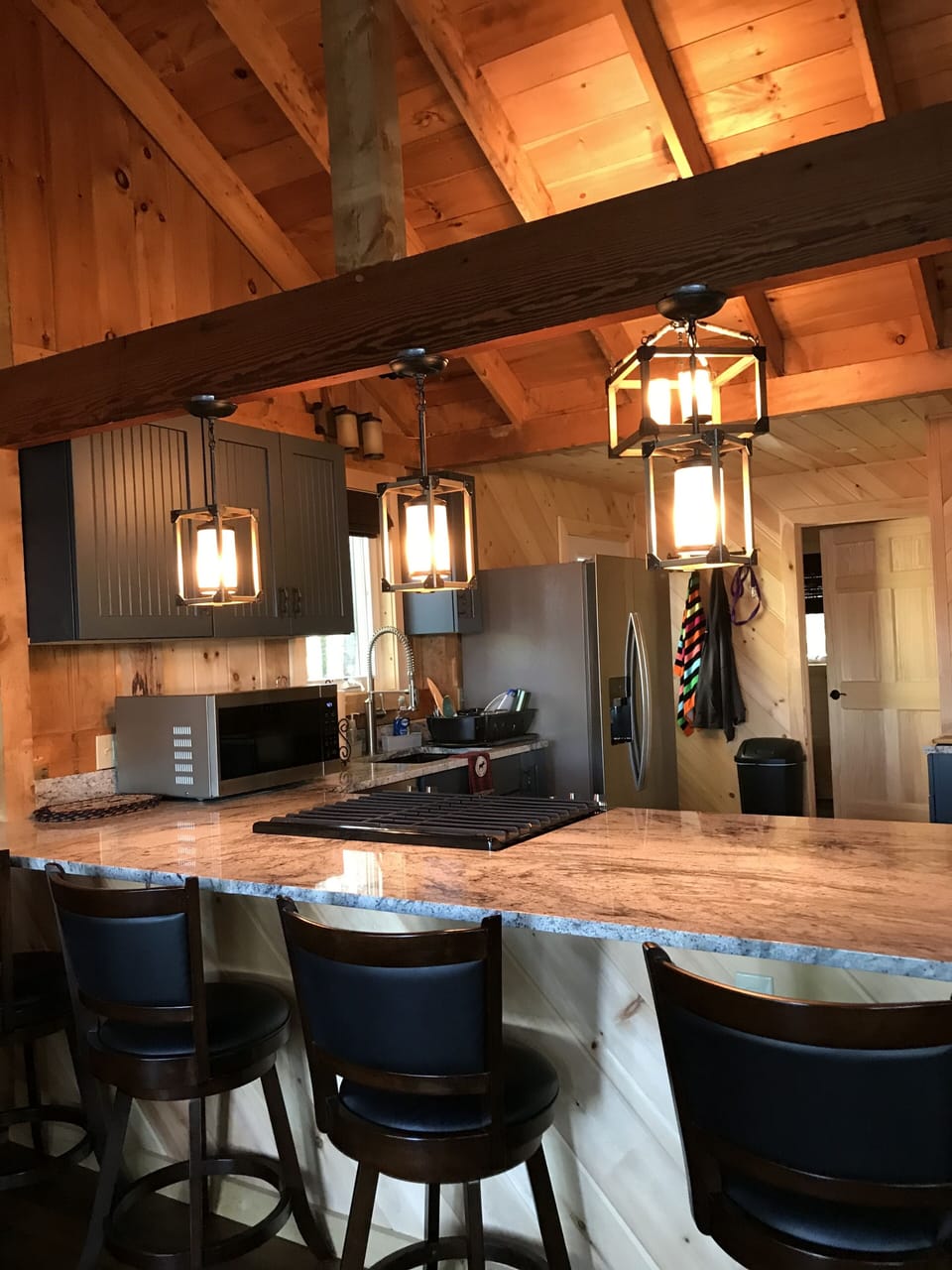 Ample seating. Outdoor dining at our picnic table as well.
