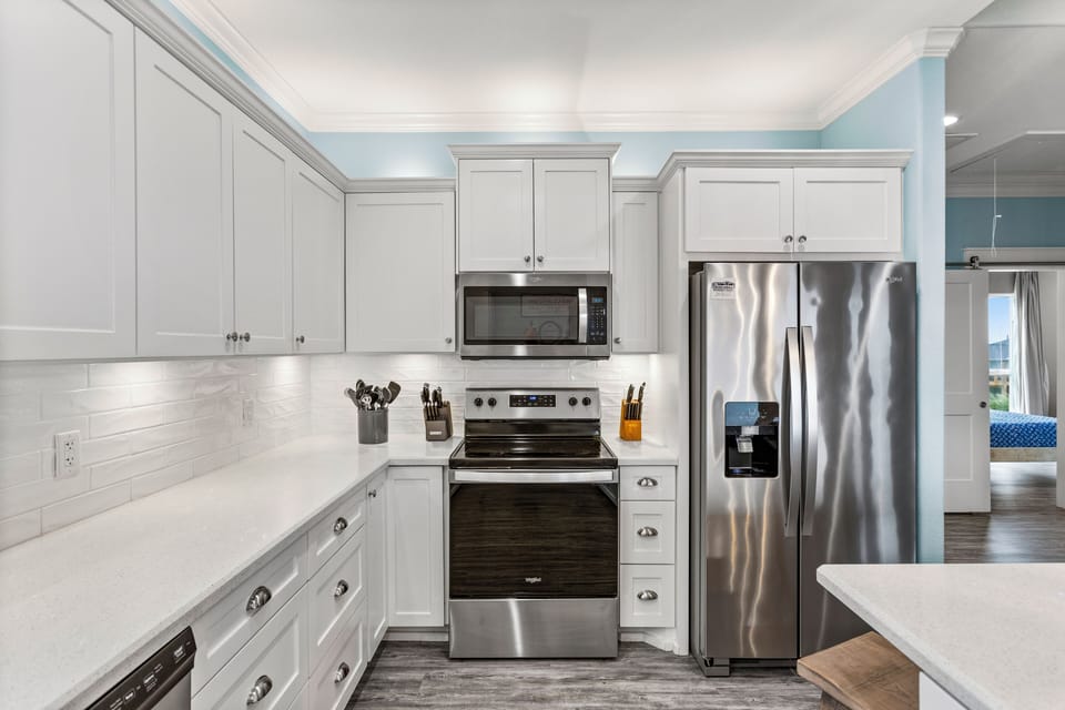 Cook your favorite dishes in a kitchen that's ready for any feast.