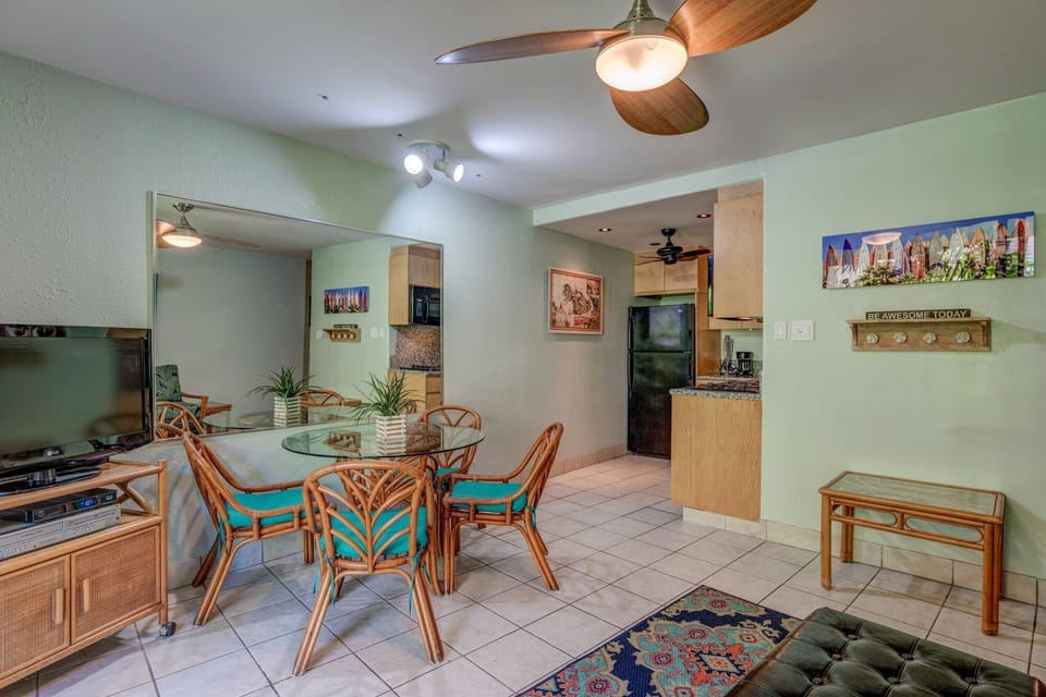 Open-concept layout