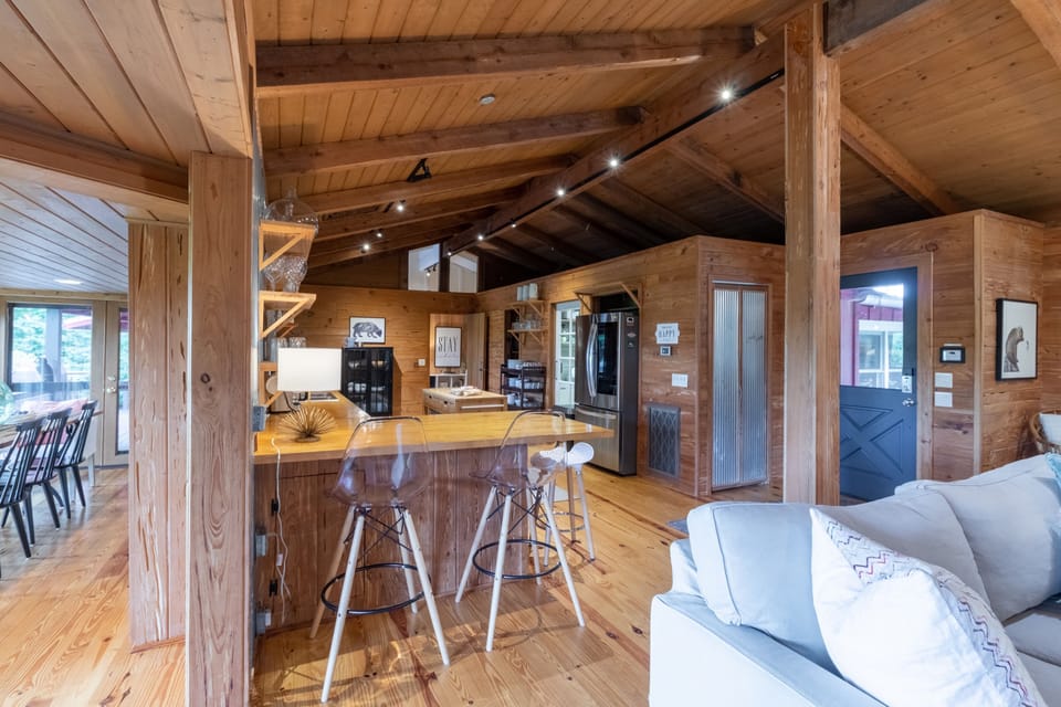 Expansive open floor plan from Great Room to Kitchen