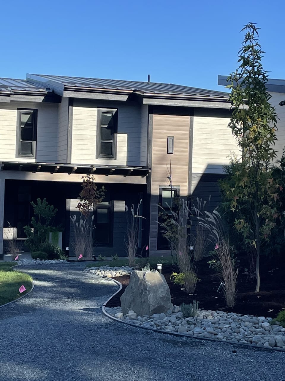 Exterior of townhouse