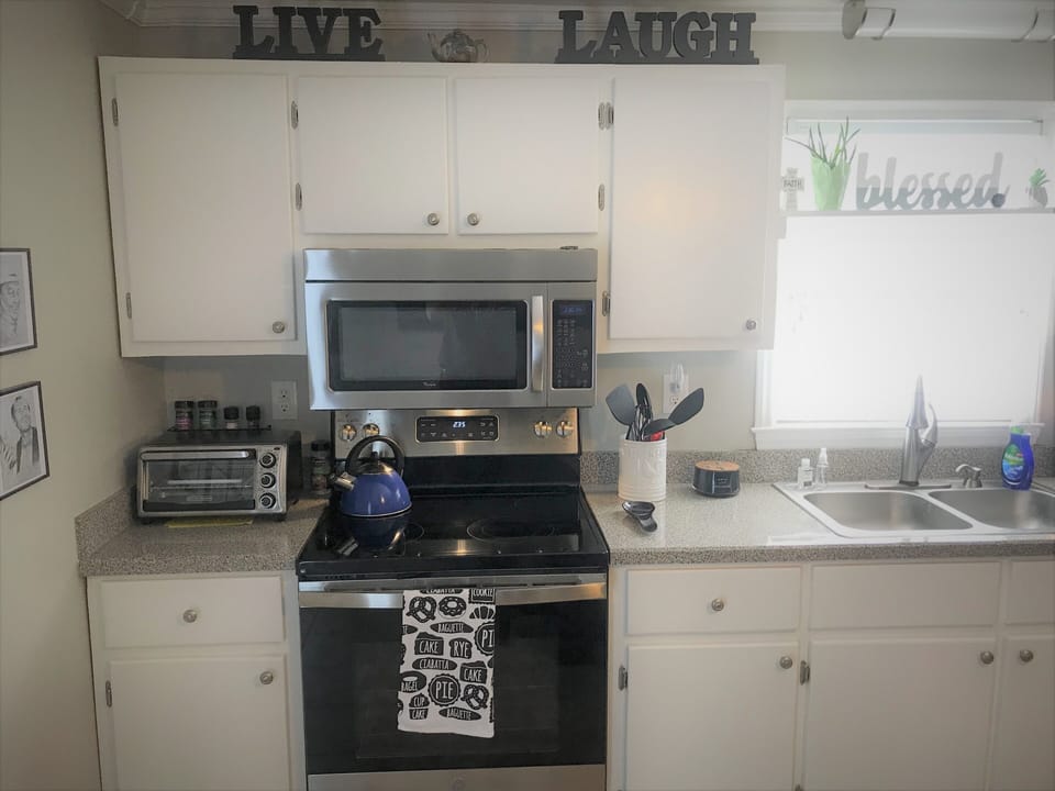 New GE stove and microwave