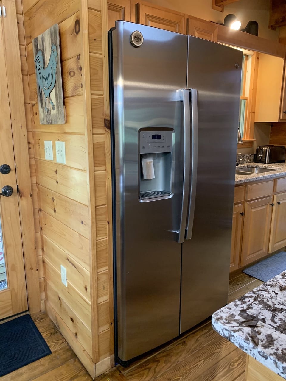 Keep your Goodies Chilled in our New Stainless Steel  Refrigerator