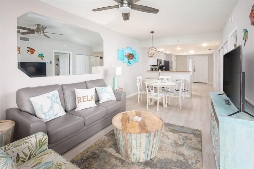 Living room and Dining space