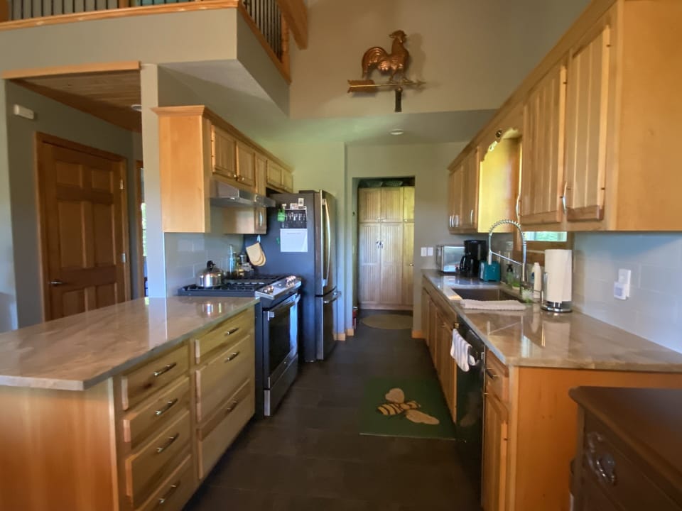 Kitchen and entry way