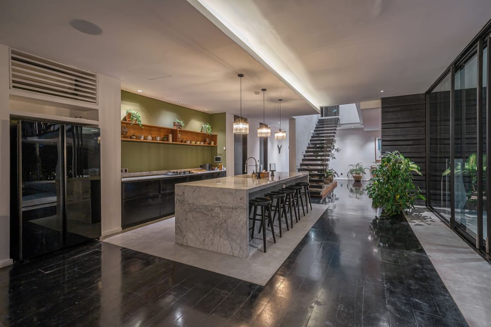 Luxury Villa, 6 Bedrooms | Private kitchen | Full-size fridge, microwave, stovetop, cookware/dishes/utensils