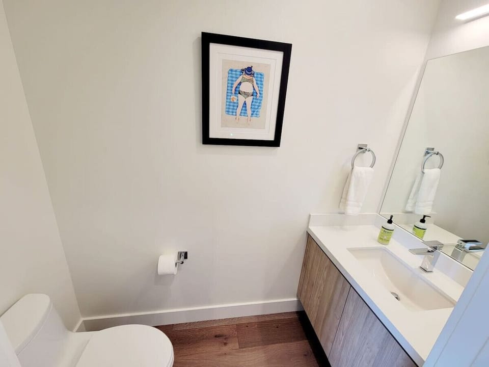 Main floor powder room