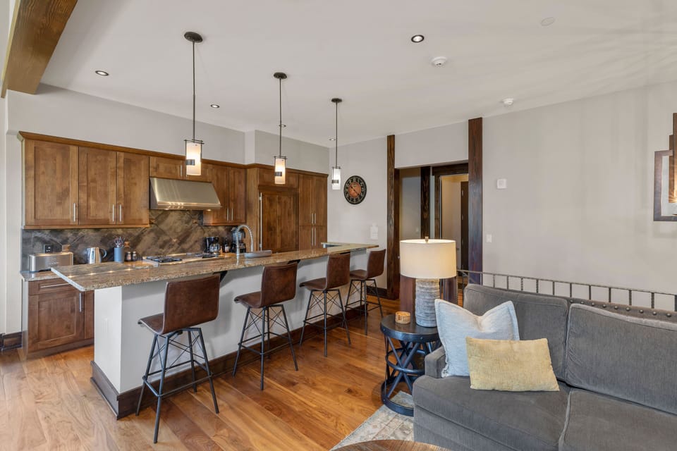 kitchen island with seating for four