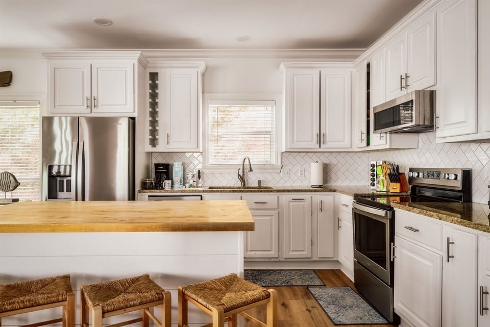 A bright, fully equipped kitchen ready for meals and memories.