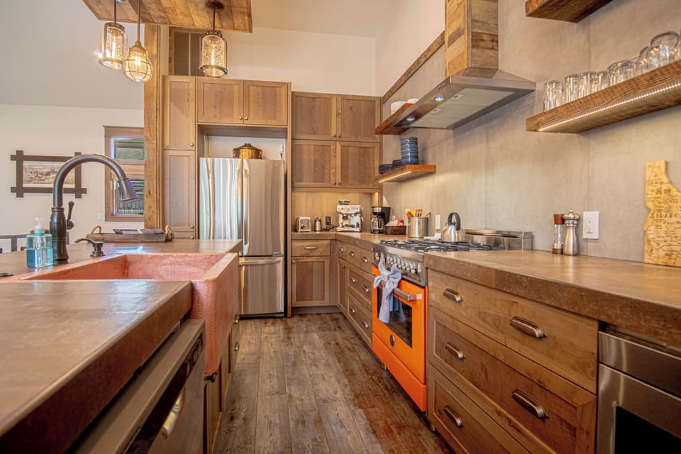 Plenty of counter space for family dinners or a breakfast buffet!