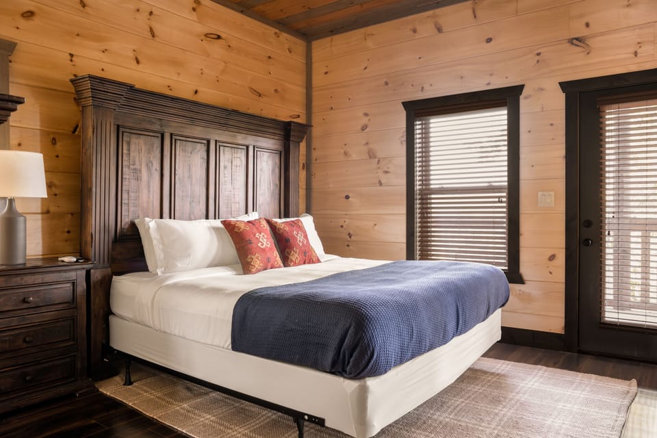 Bedroom 1 features a king bed.
