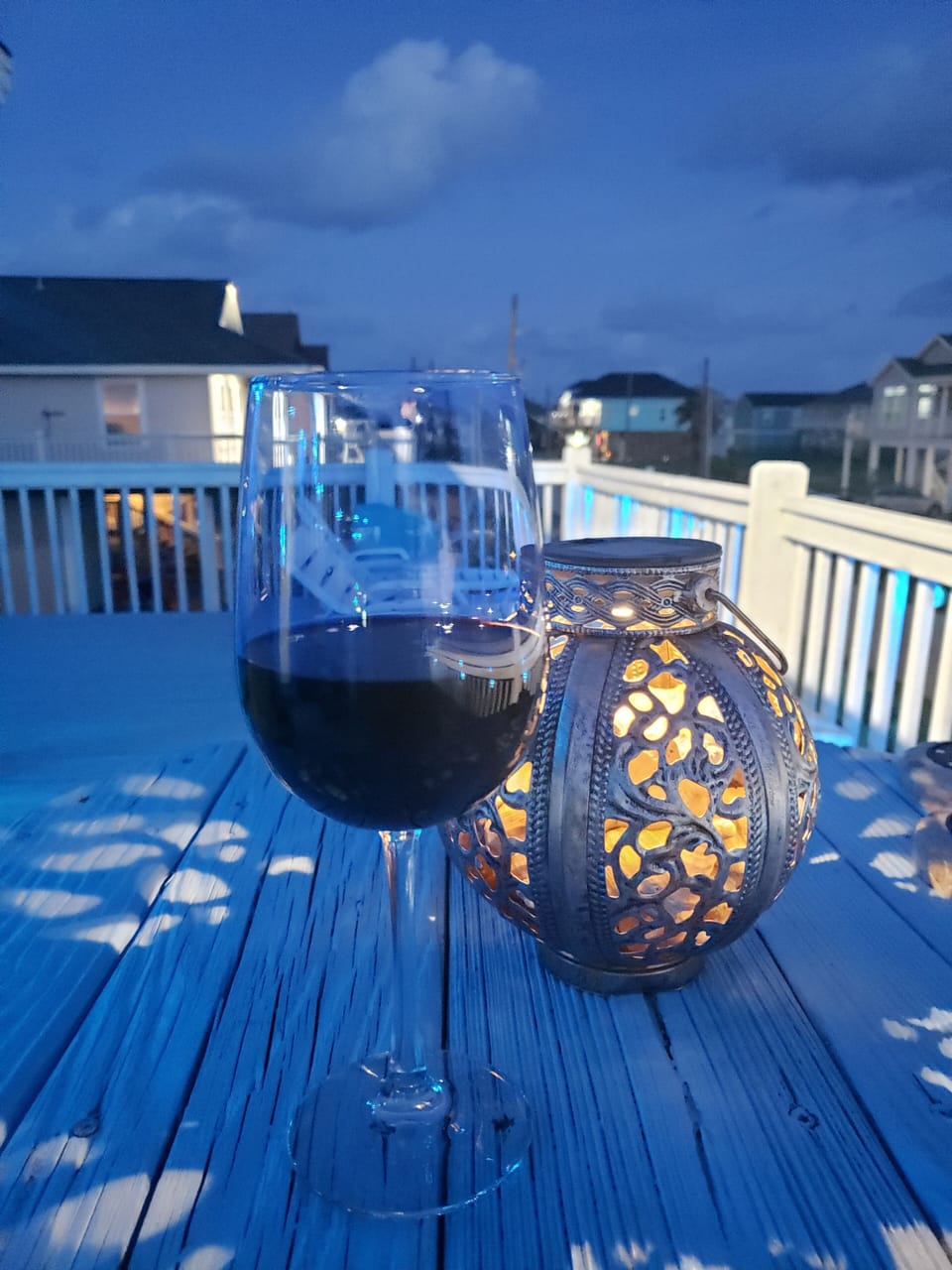 Ohhhhh the nights @ the beach….wine down!!!

