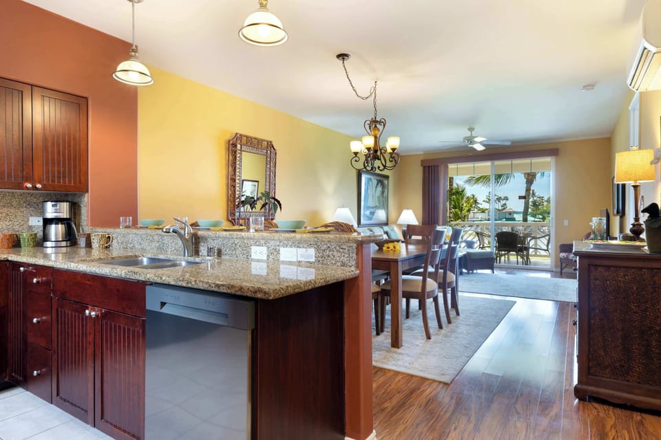 Condo, Multiple Beds, Lanai, Golf View (Fairway Villas N23) | Private kitchen | Fridge, microwave, oven, stovetop