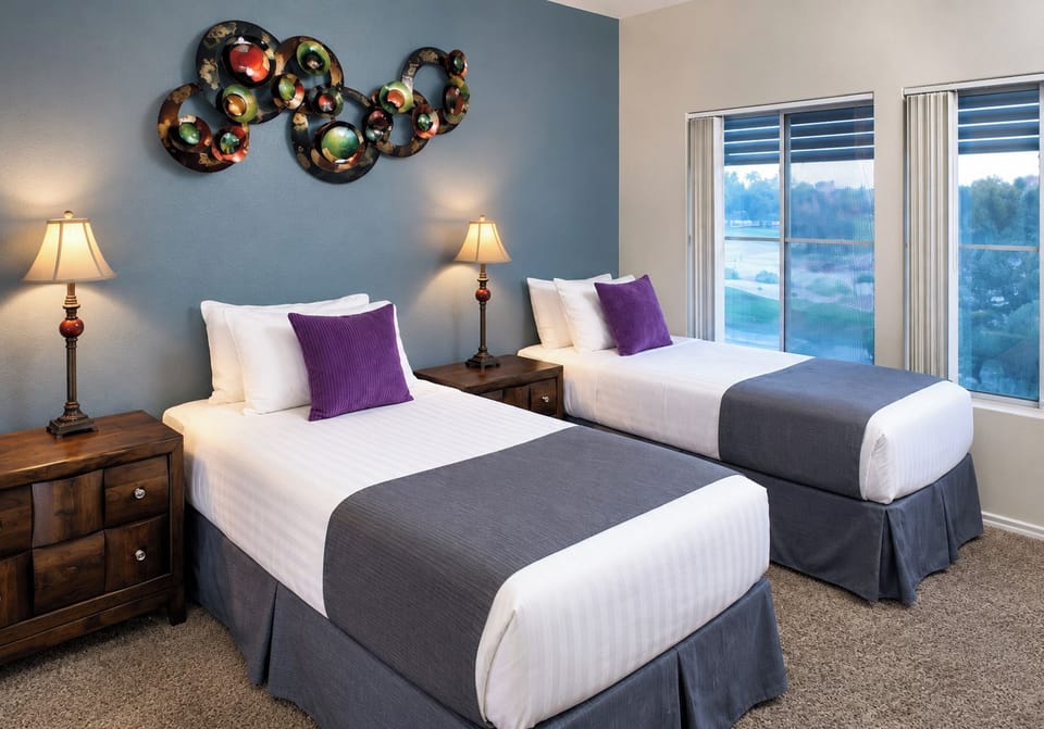 Twin Beds - can be customized to one king