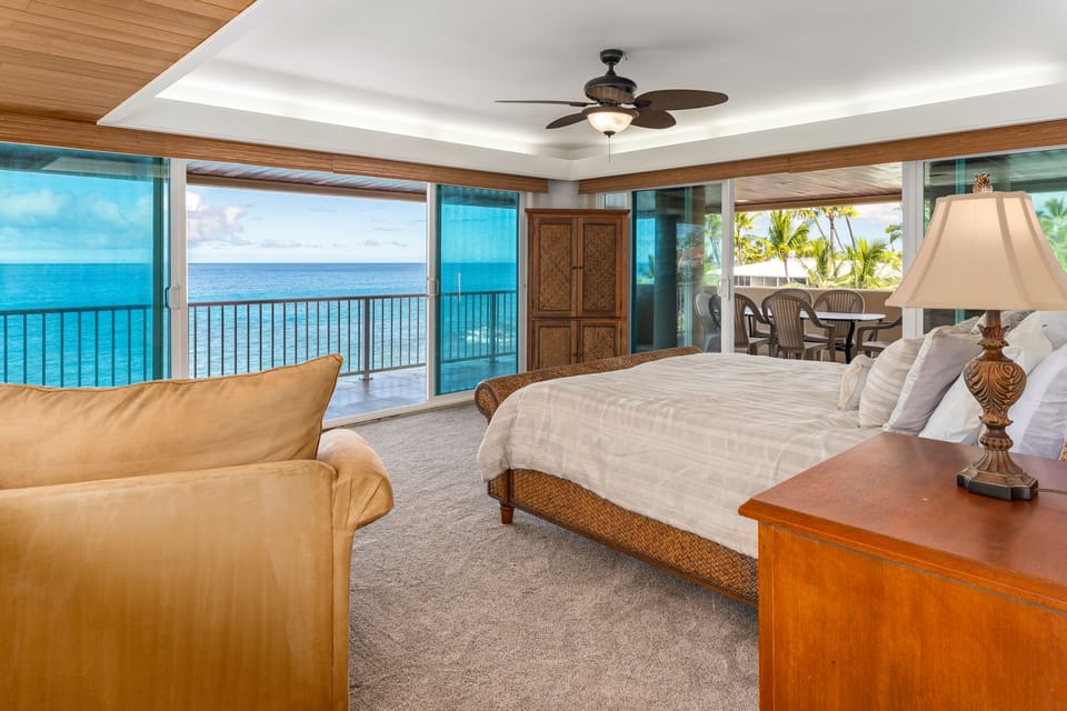 View from the Master Suite with an Ocean View