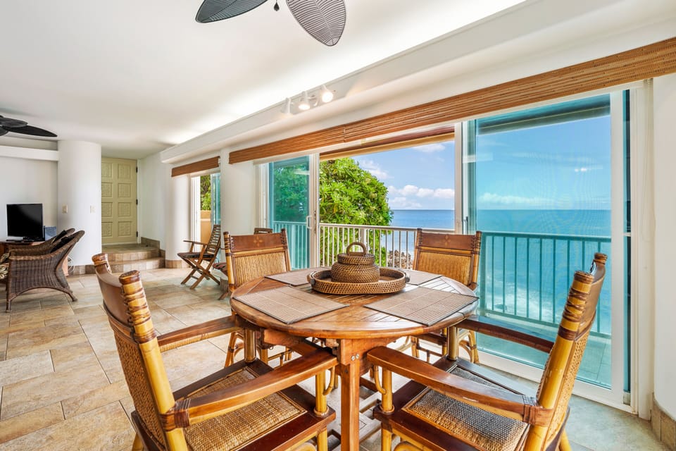 Dining Area with an Ocean View