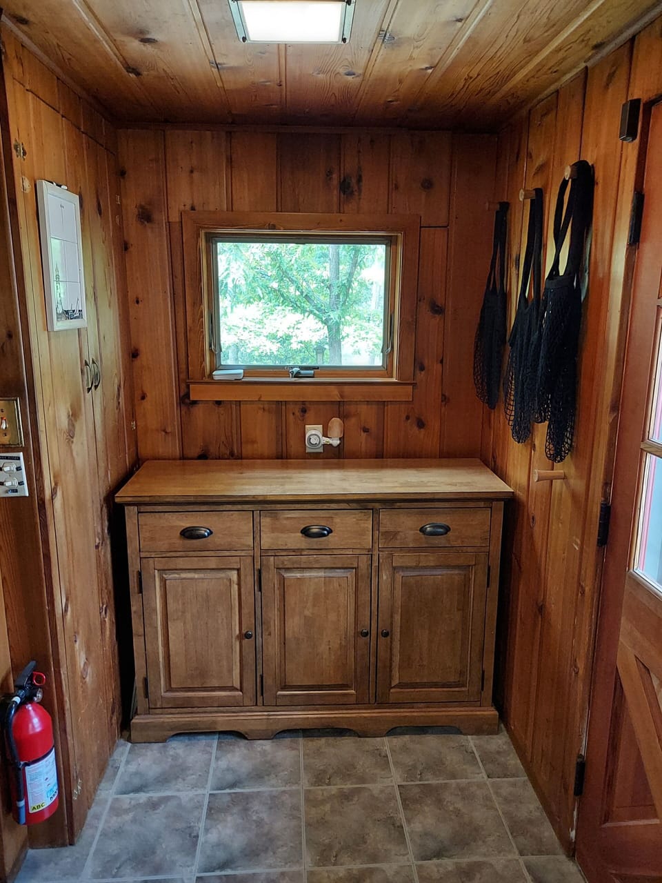Entryway to cottage