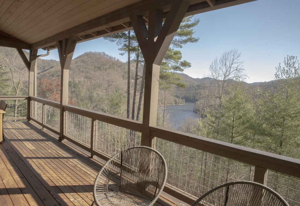 Beautiful Views from Private Back Porch