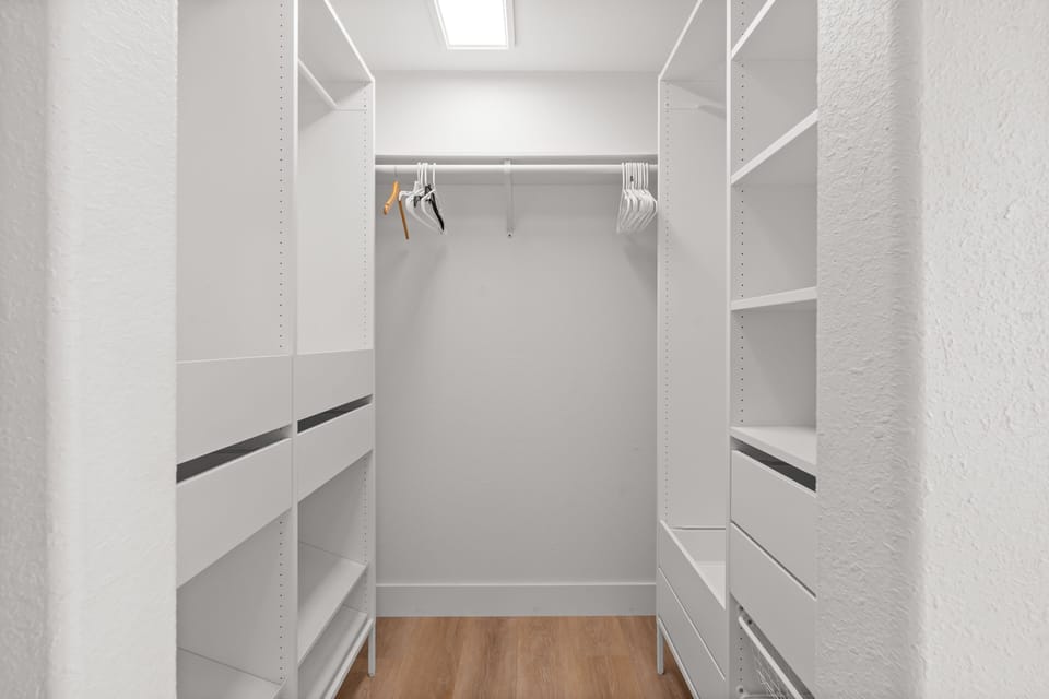 Master Closet on Main Floor