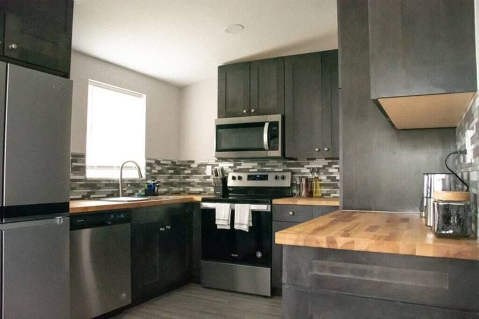 Fully Chef equipped kitchen.