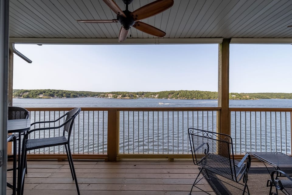 View from the back deck