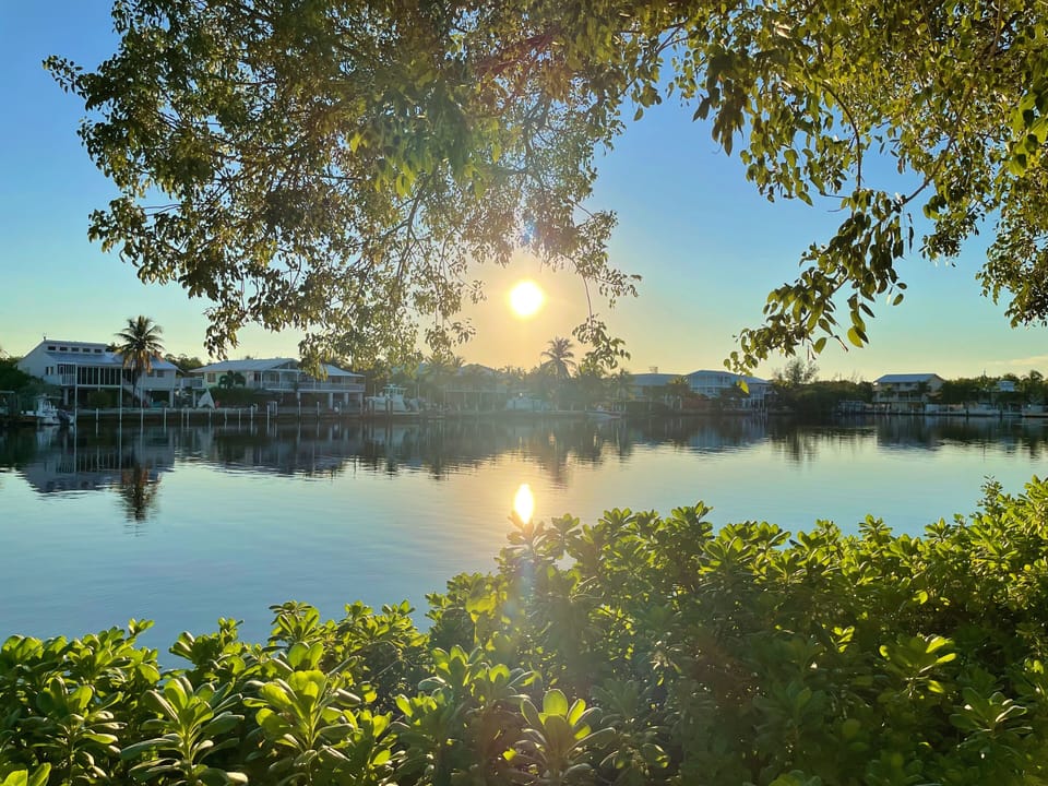Imagine waking up every morning to this gorgeous sunrise.