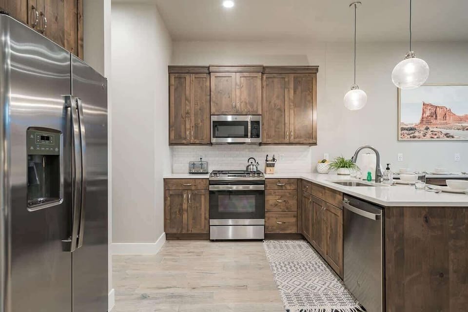 Beautiful cabinetry and deluxe appliances