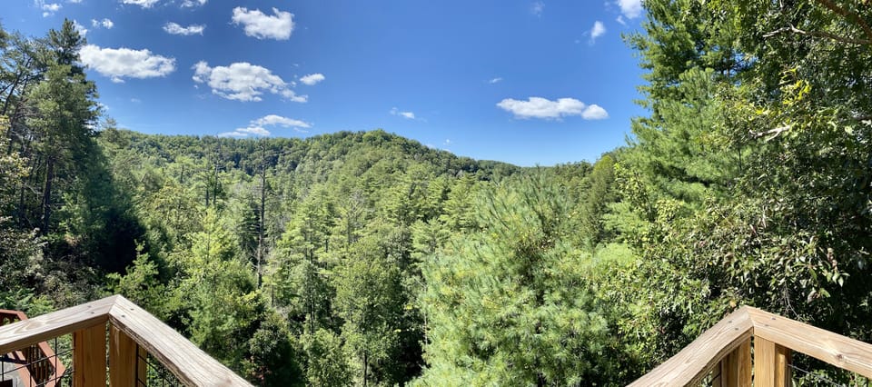 View from top balcony off the master suite, perfect for a quiet morning coffee.
