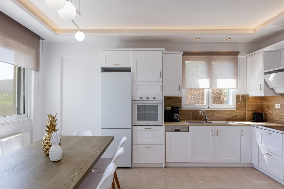 A fully equipped kitchen for culinary wonders.