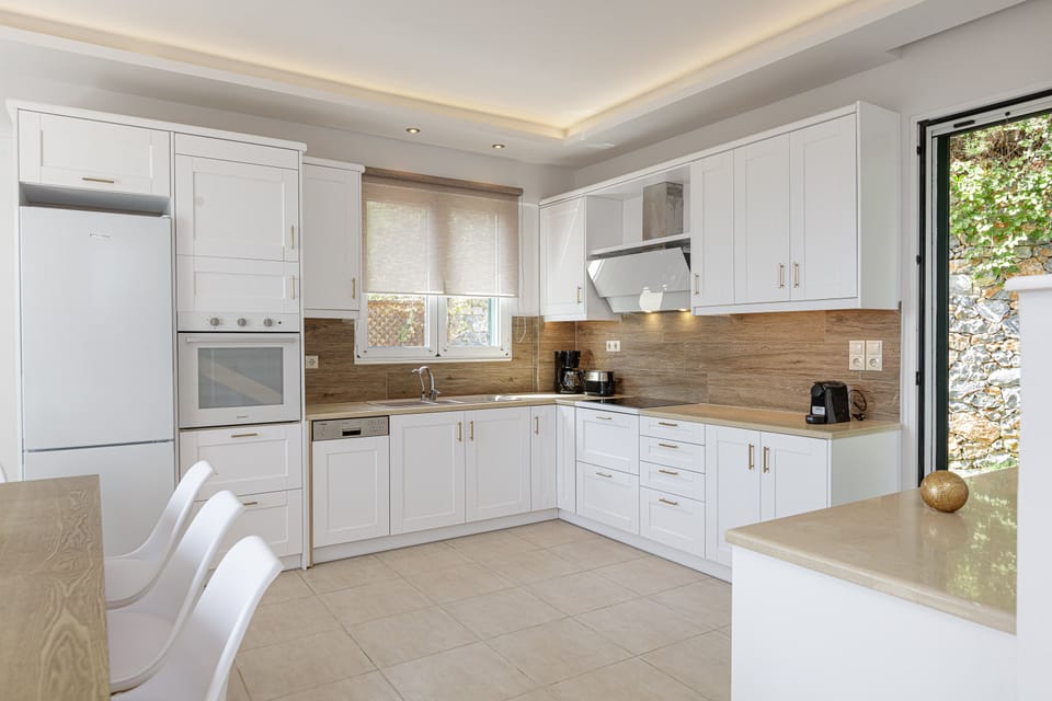 The bespoke kitchen is perfect for rustling up a feast.