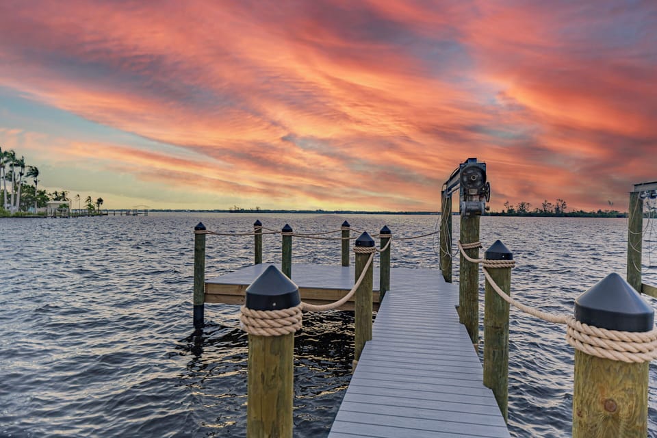 Bring your boat/jetskis and enjoy some fishing off the dock