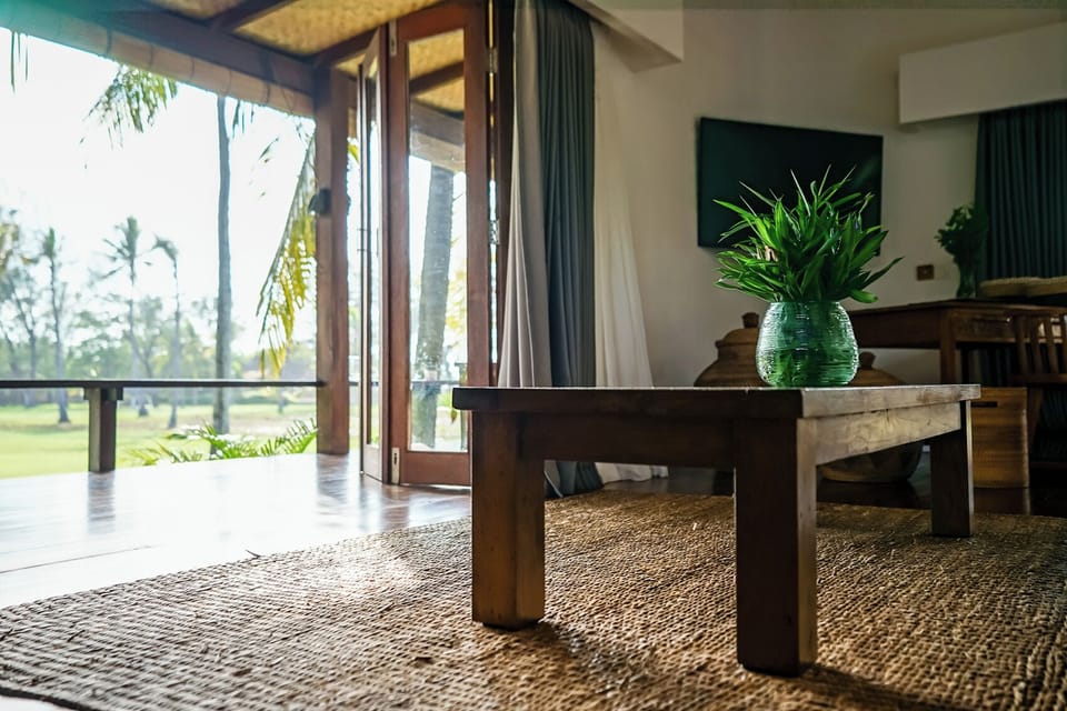 Oceanside Garden View Villa | Living area | Smart TV