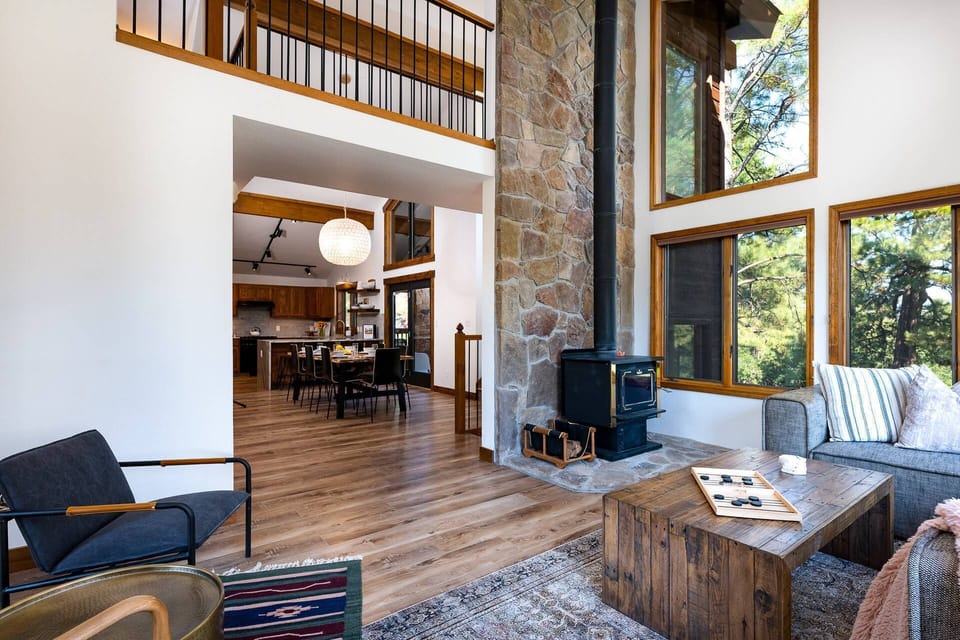 Snuggle up next to the fire