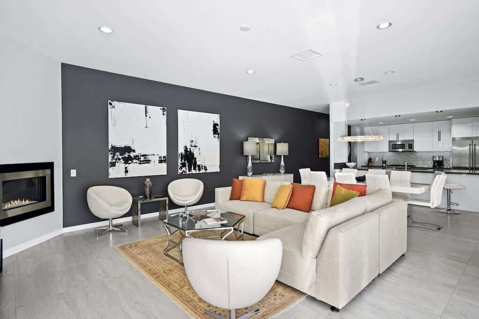 Tasteful art throughout the home