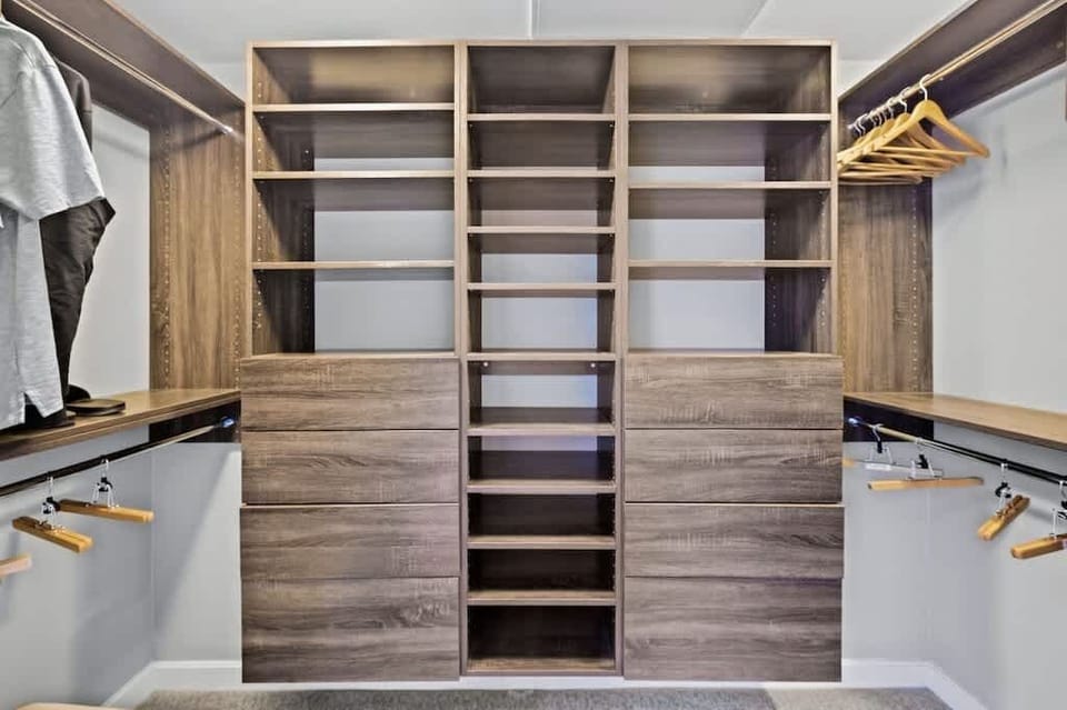 Primary walk-in closet