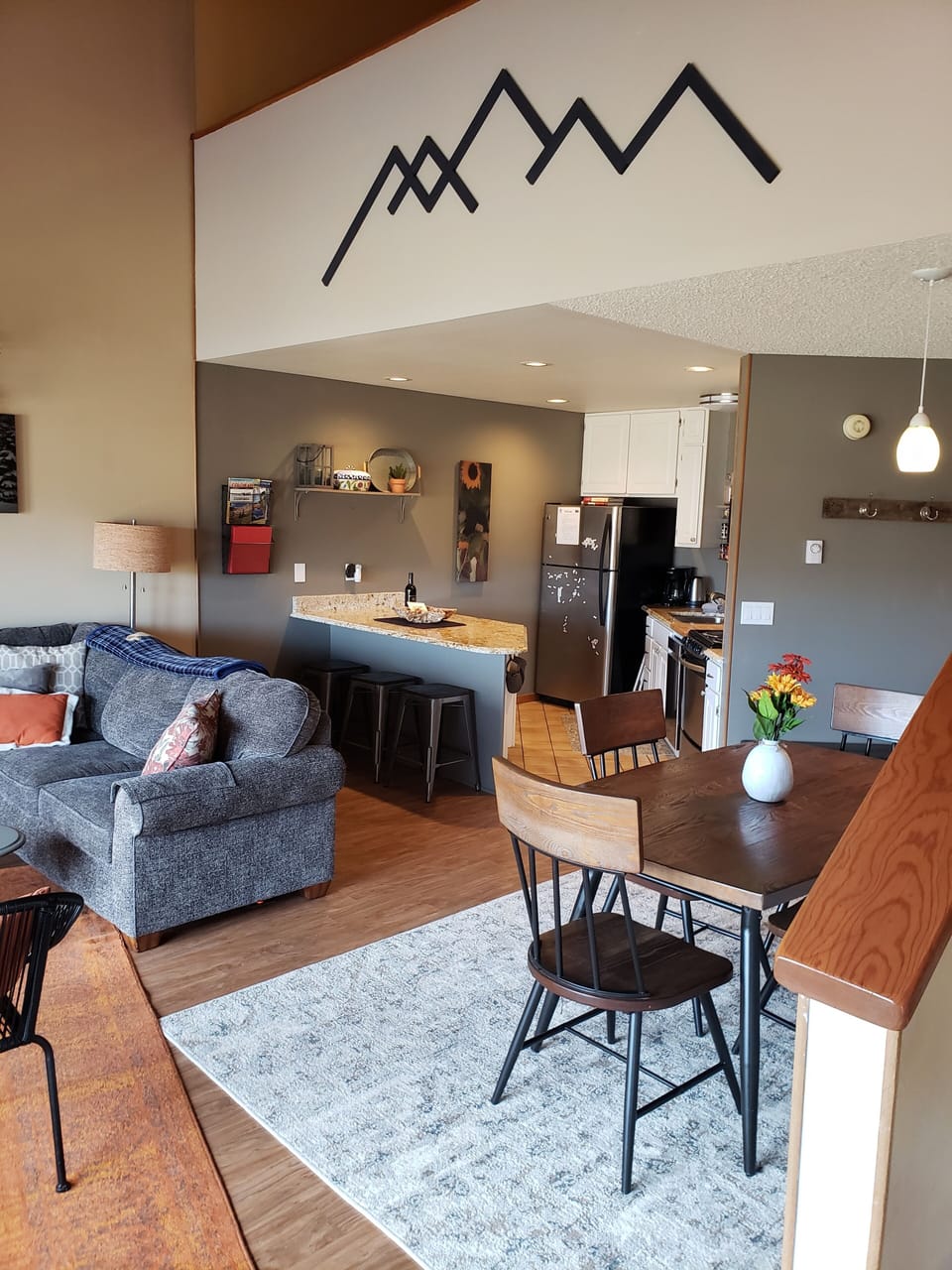 Open concept living area