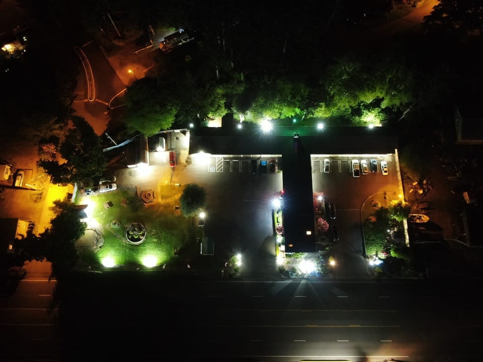 Front of property - evening/night