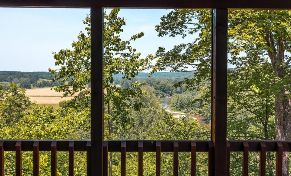 View of River From Back Deck