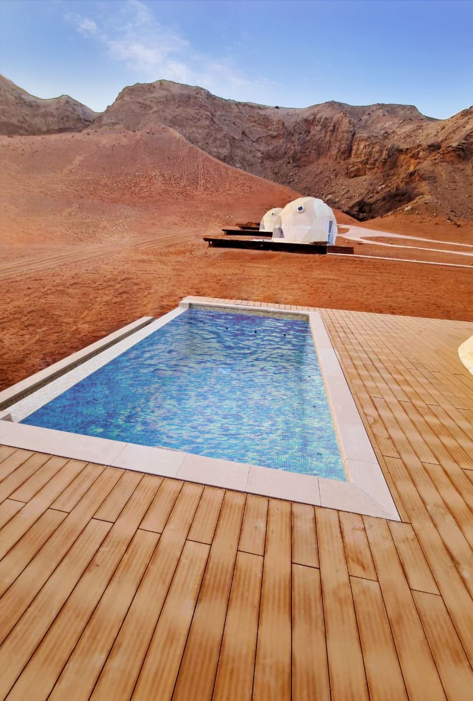 Dome King with pool | Terrace/patio