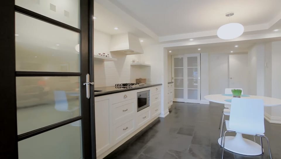Kitchen and dining area