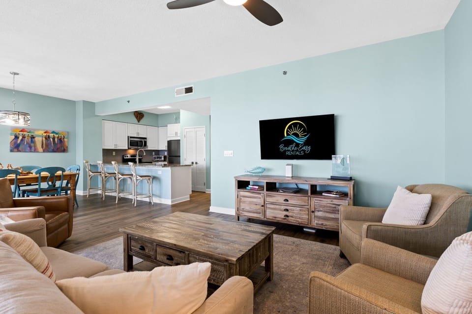 Plenty of room to spread out with a wide-open living space that flows from the kitchen to the dining and living areas. Entertainment is easy with this layout.