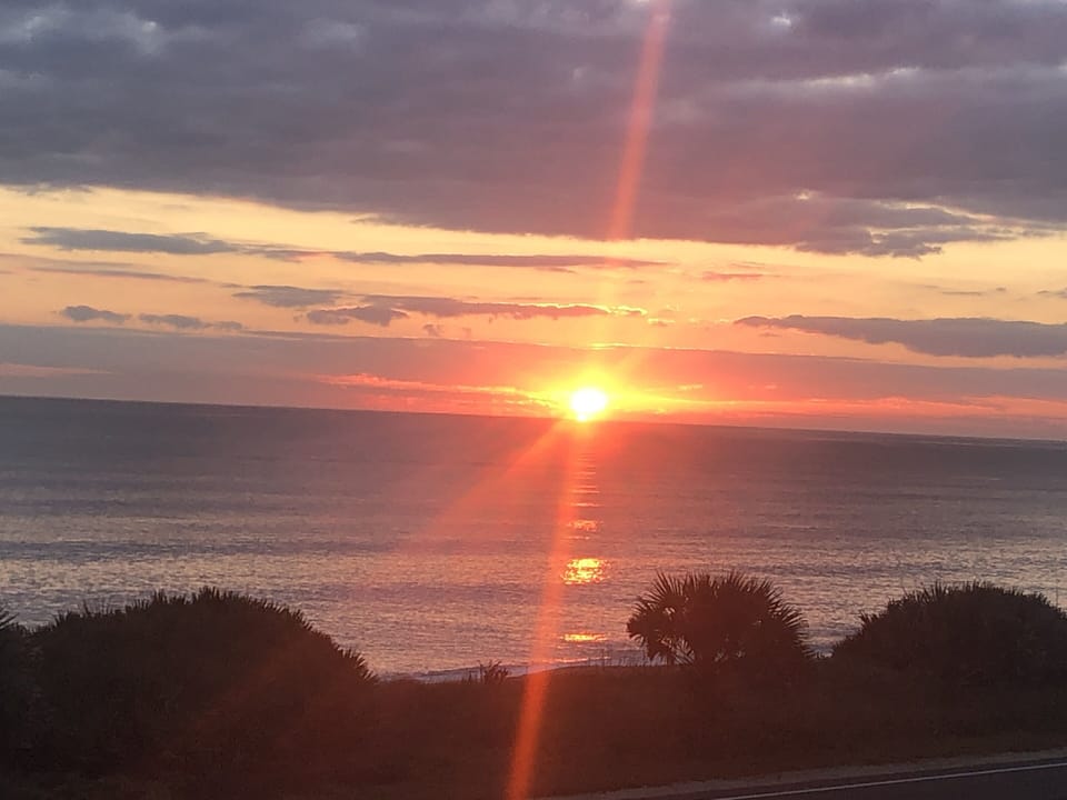 Sunrise taken from main balcony; every sunrise is unique ☀️